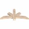 Ekena Millwork Alberta Smooth Timber Gable Bracket, Douglas Fir, 60"W x 30"H x 3 1/2"D x 5 1/2"F, 12/12 Pitch GBW060X30X0406ALB00SDF - alternate 3